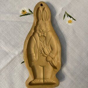 Rabbit in Suit Clothing by Brown Bag Cookie Art 1988 Hill Design